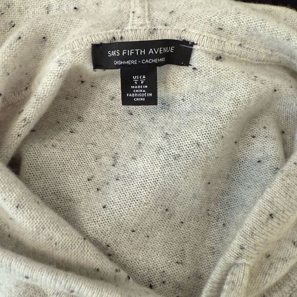 Saks Fifth Avenue Cashmere Hooded Sweater - Picture 6 of 6
